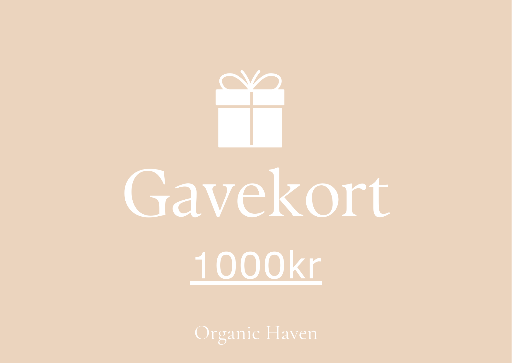 Organic Haven Gavekort